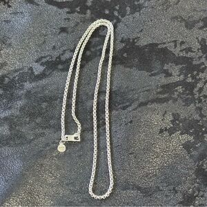 NWOT Effy .925 Sterling Statement Box Chain Link Necklace 21” 18.8 Grams